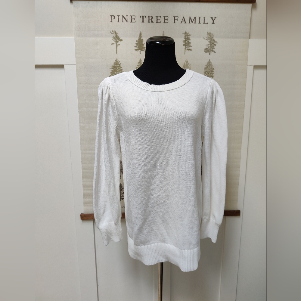 Karen Scott Puff Sleeve Sweater - M